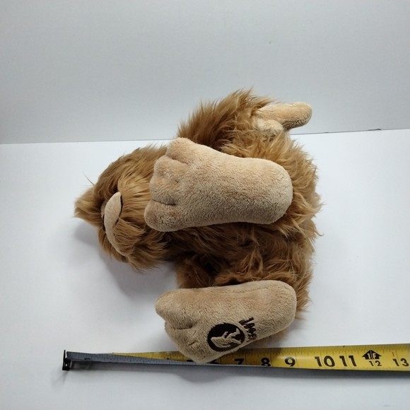 Artistic Toys Bigfoot 10" Plush Sasquatch Brown Soft Stuffed Animal Wild Thing - Picture 7 of 11